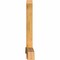 Ekena Millwork Bellingham Rough Sawn Timber Gable Bracket, Western Red Cedar, 96"W x 56"H x 6"D x 6"F, 14/12 Pitch GBW096X56X0606BEL00RWR - alternate 2